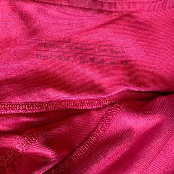 Outdoor Voices TechSweat Crop Top Bra 7/8 Flex Legging Set Pink Red Size L Large - Picture 11 of 16